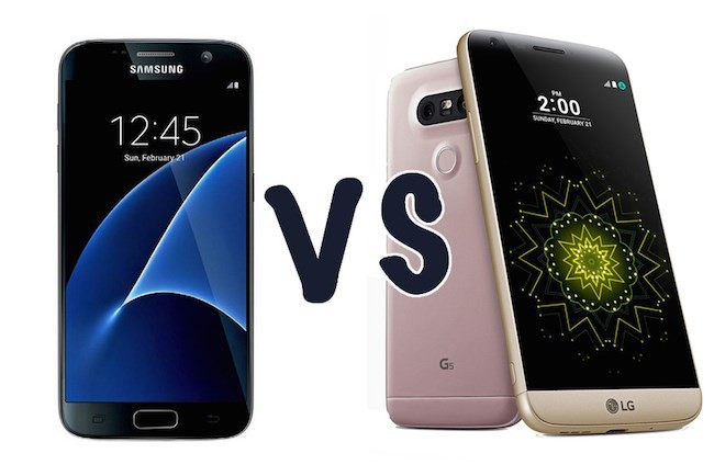 So sánh thông số các siêu phẩm LG G5 và S7/S7 edge