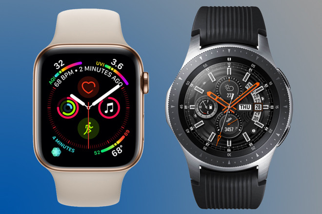 So sánh Samsung Galaxy Watch và Apple Watch Series 4