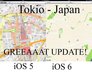So sánh bản đồ Tokyo giữa Google Maps (iOS 5) và Apple Maps (iOS 6) 
