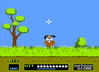 "Duck hunt" hay "bắn vịt" do Nintendo phát hành năm 1985, là trò chơi nổi bật trong loạt trò chơi điện tử 4 nút đặc biệt, phải dùng thiết bị phụ trợ là NES Zapper - có hình dạng một khẩu súng mới chơi được. Nếu không bắn trúng con vịt nào, chú chó săn sẽ cười nhạo người chơi như hình trên. 