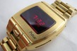 5. Bạn sẽ rất tò mò chiếc đồng hồ điện tử đầu tiên vào năm 70 như thế nào. Pulsar P1 là chiếc đồng hồ điện tử được trang trí bởi 18 karat vàng và có giá 2100 USD (1972). 