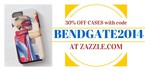 Chỉ cần nhập mã "bendgate2014", người dùng có thể mua vỏ bảo vệ iPhone tại Zazzle.com với giá giảm 30% 