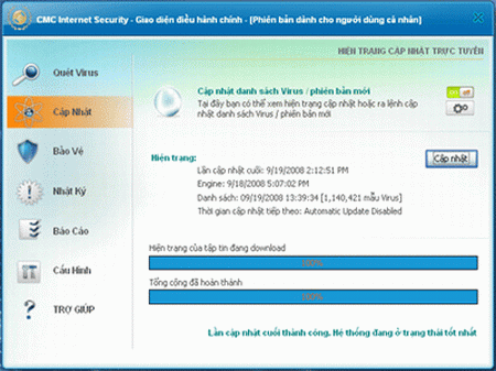 cmc antivirus phien ban moi nhat